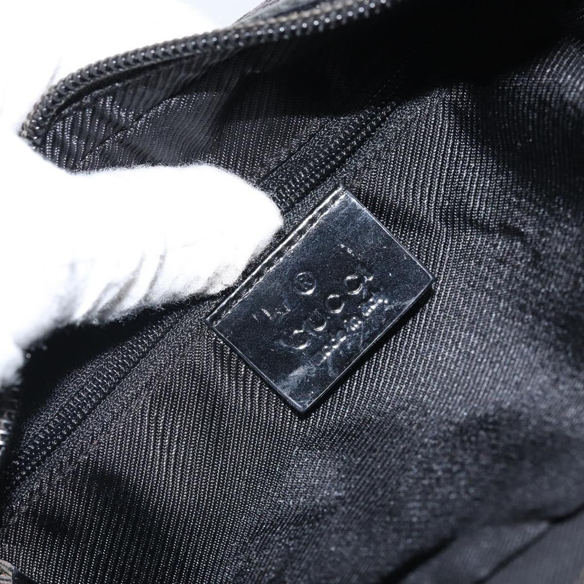 Gucci Gucci Vintage Clasp Handle Hobo (Outlet) GG Canvas Medium Zwart