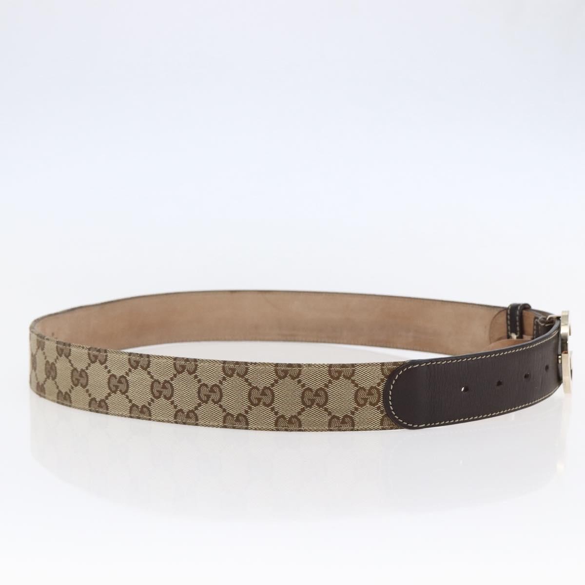 Gucci Gucci G Buckle Belt Leather Thin Beige