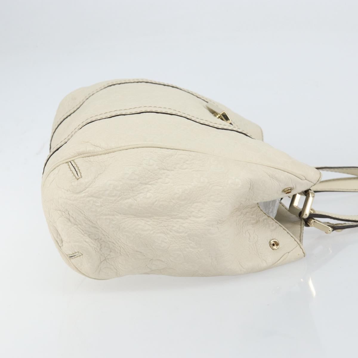 Gucci Gucci New Ladies Web Tote Guccissima Leather Medium Wit