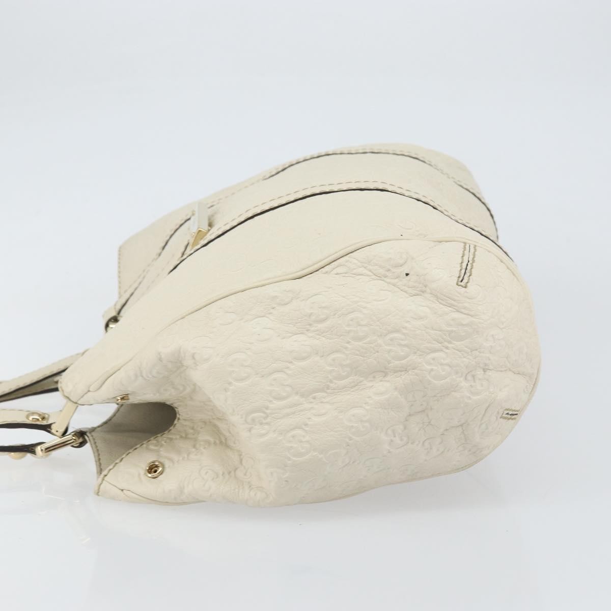 Gucci Gucci New Ladies Web Tote Guccissima Leather Medium Wit