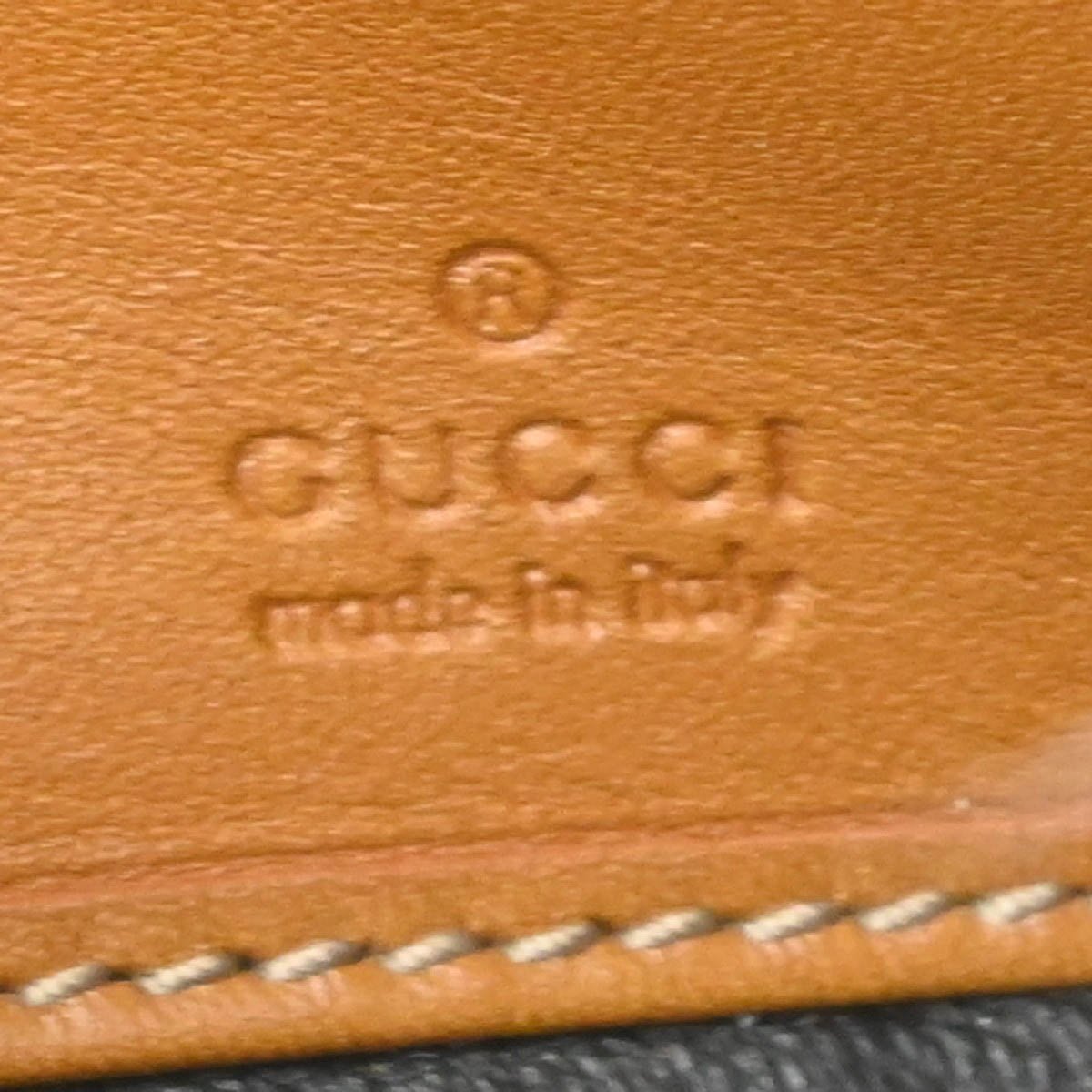 Gucci Vintage Horsebit Continental GG Canvas Long Bruin