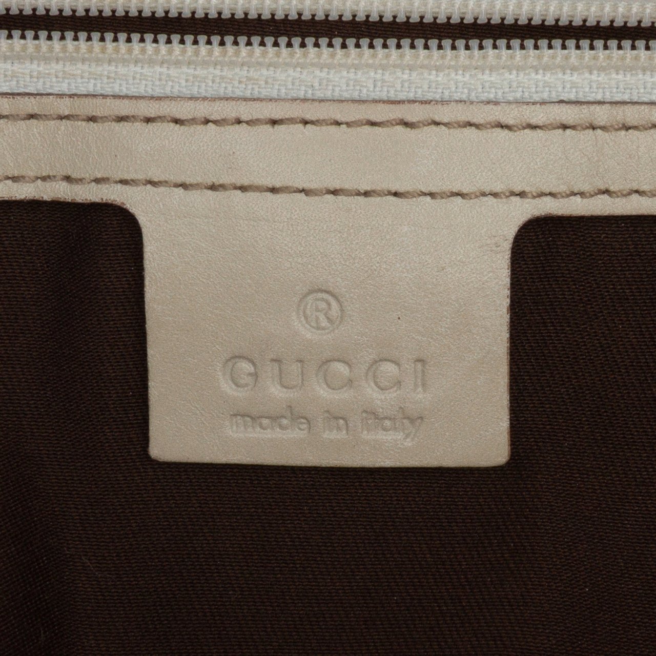 Gucci Small Guccissima Punch Tote Bruin