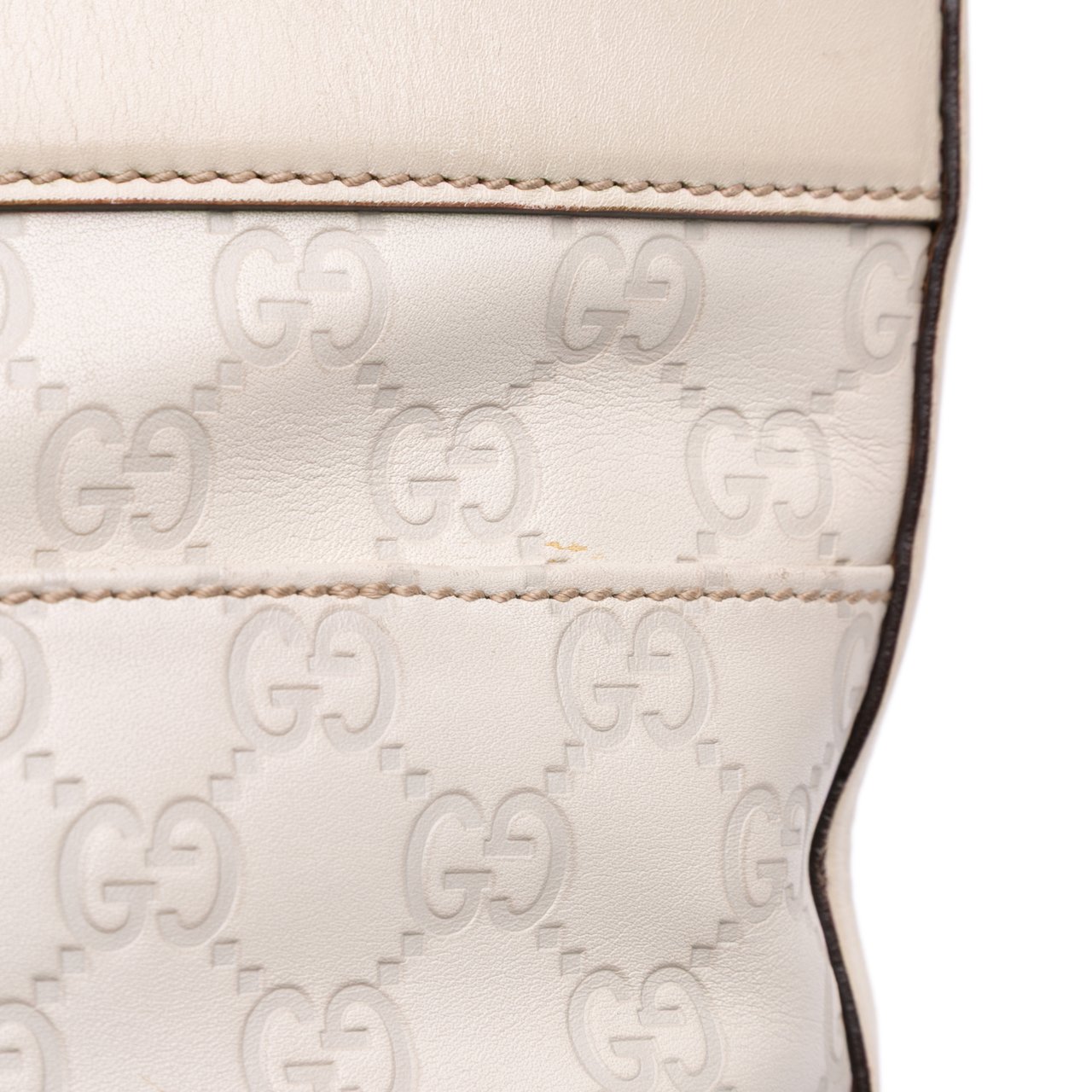 Gucci Small Guccissima Punch Tote Bruin
