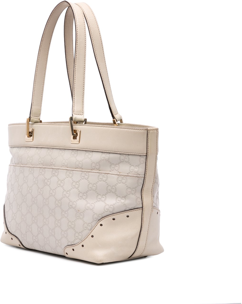 Gucci Small Guccissima Punch Tote Bruin