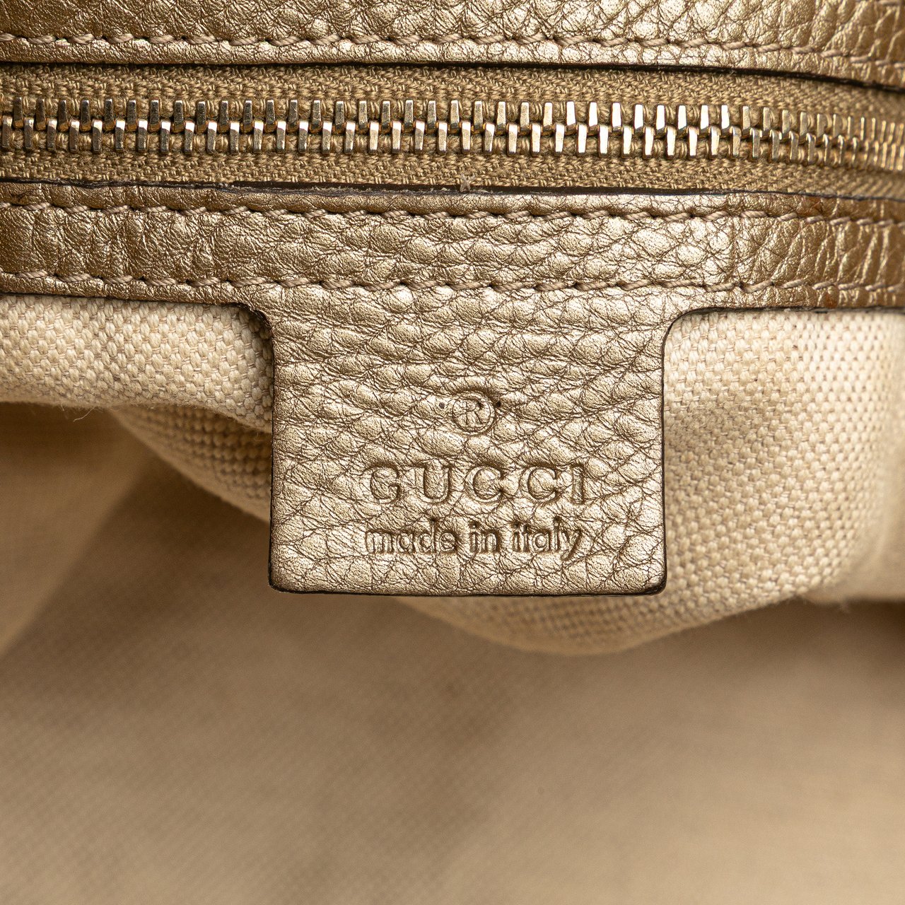 Gucci Large GG Canvas Bella Shoulder Bag Bruin