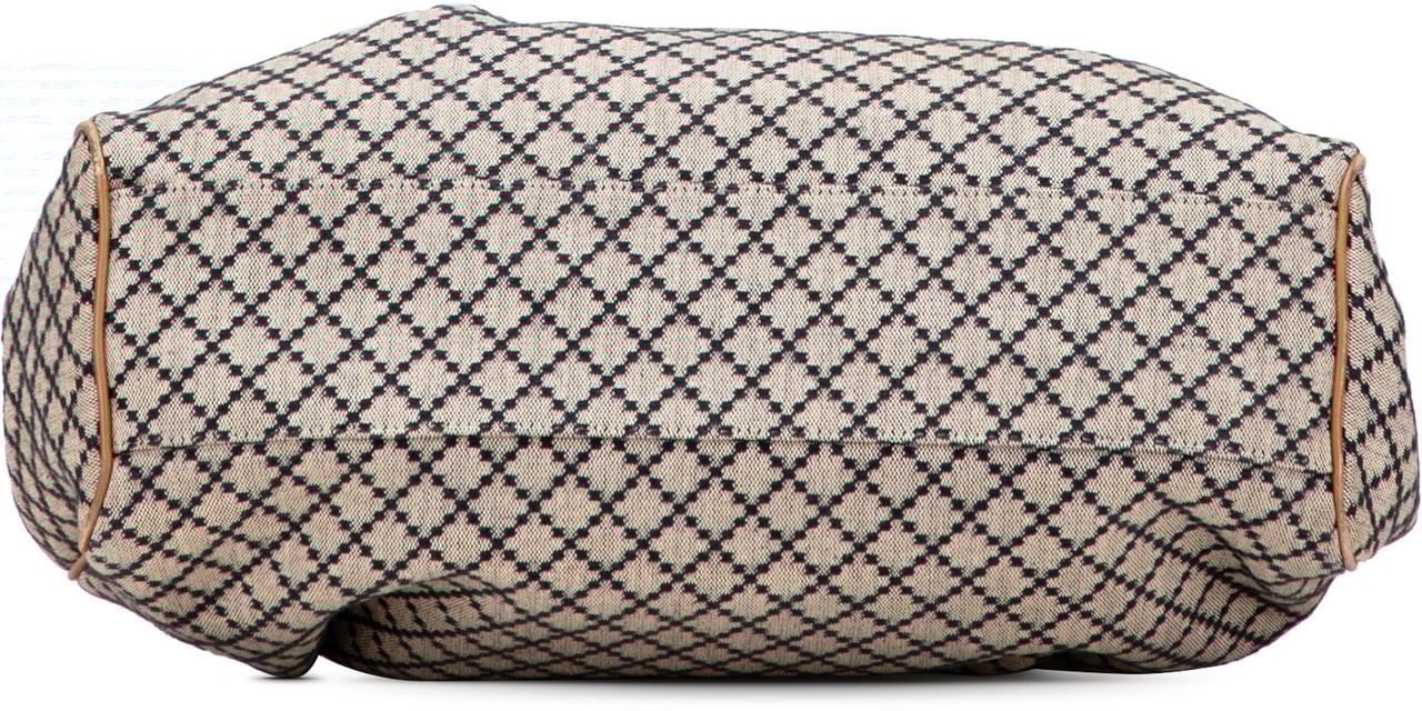 Gucci Medium Diamante Canvas Sukey Tote Bruin