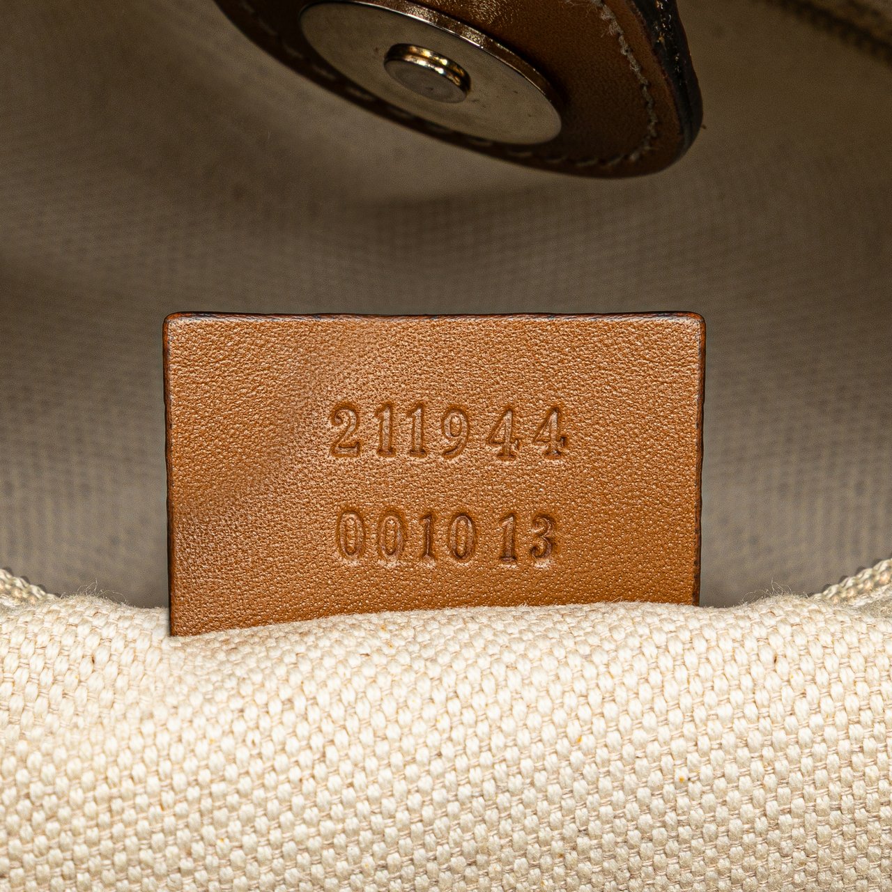 Gucci Medium Diamante Canvas Sukey Tote Bruin