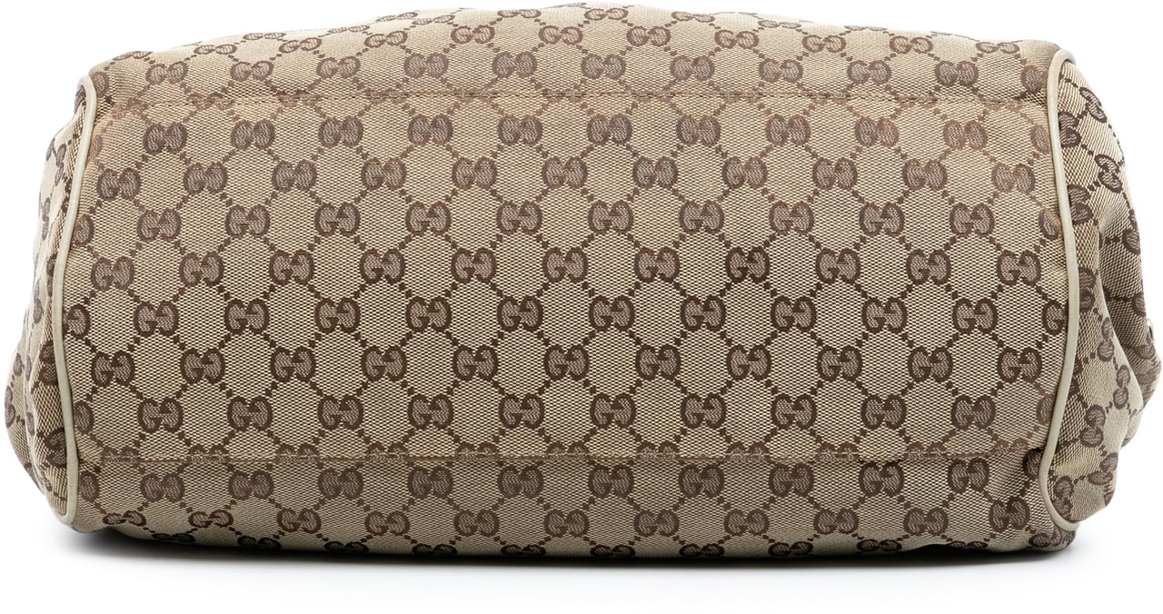 Gucci GG Canvas Sukey Satchel Bruin