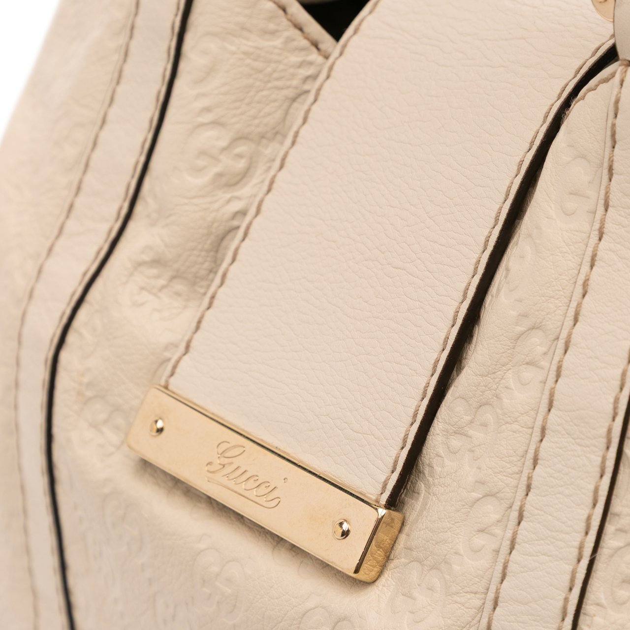 Gucci Guccissima New Ladies Tote Wit