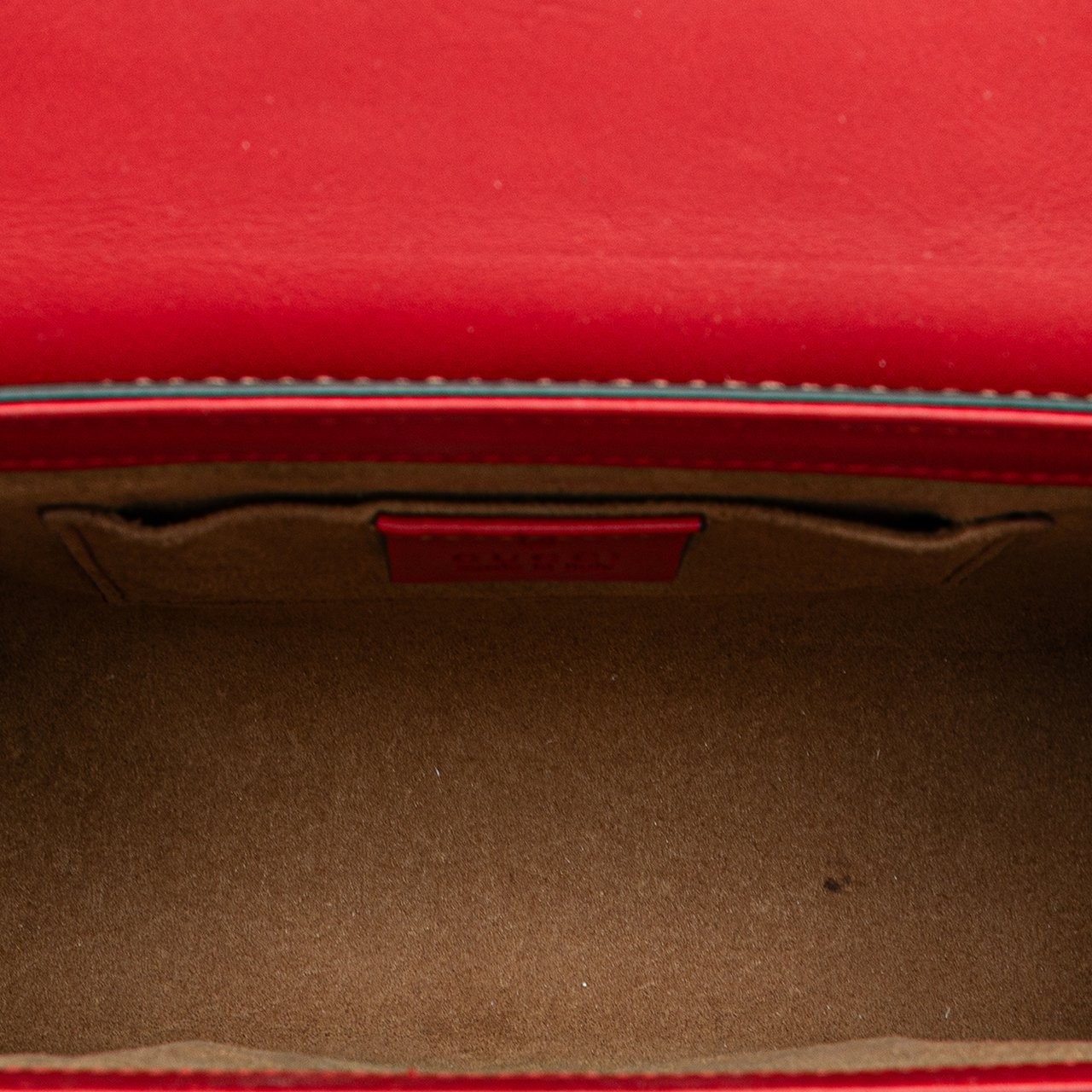 Gucci Small GG Supreme Padlock Crossbody Bruin