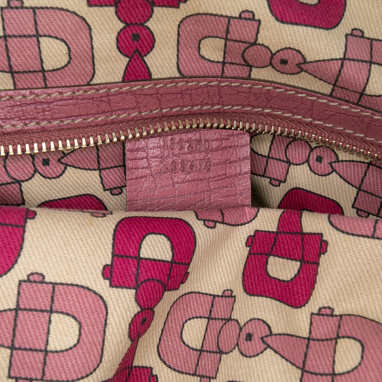 Gucci Large GG Canvas Jolicoeur Tote Bruin