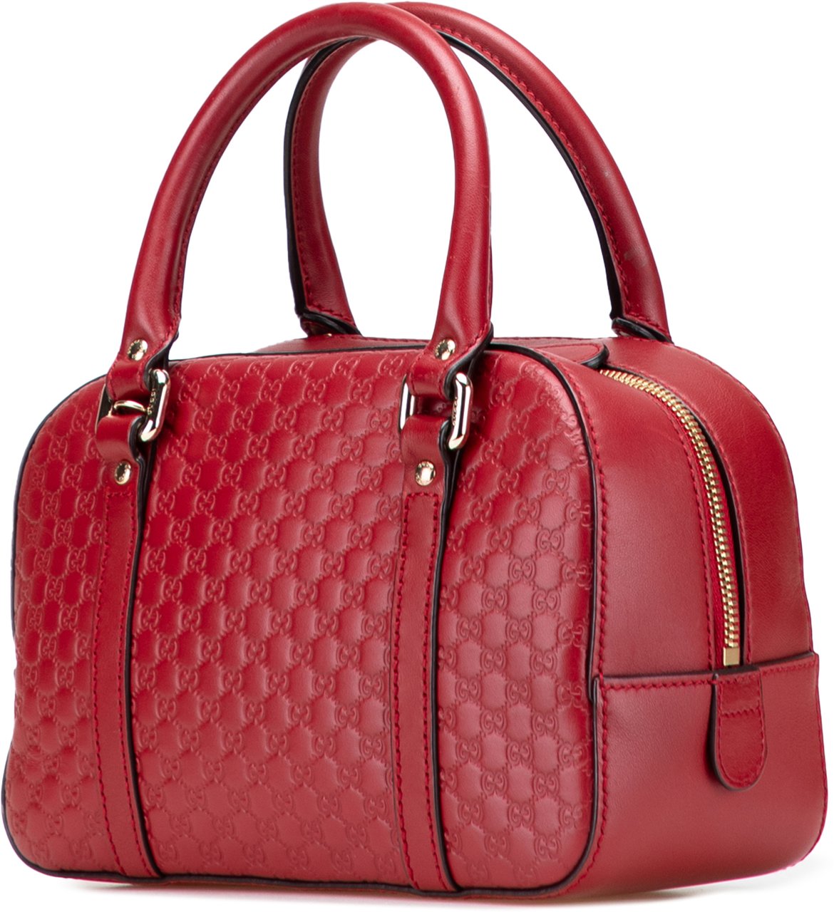 Gucci Small Microguccissima Bree Satchel Rood