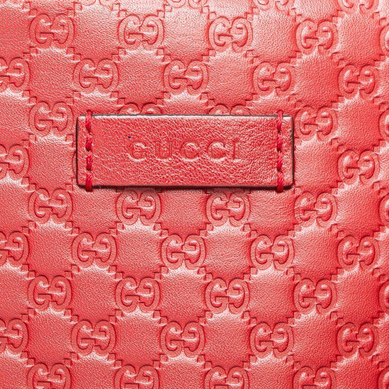 Gucci Small Microguccissima Bree Satchel Rood
