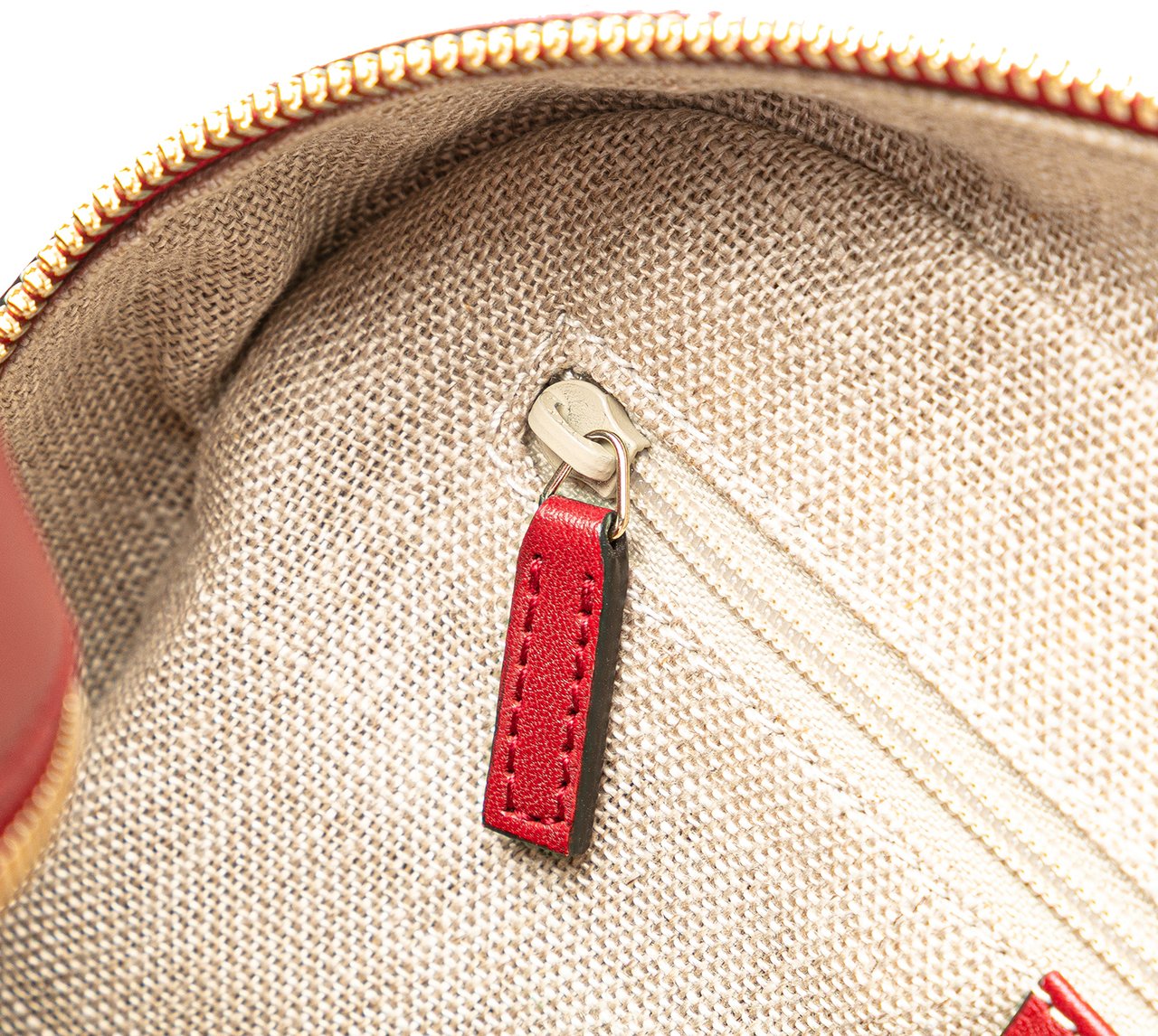 Gucci Small Microguccissima Bree Satchel Rood