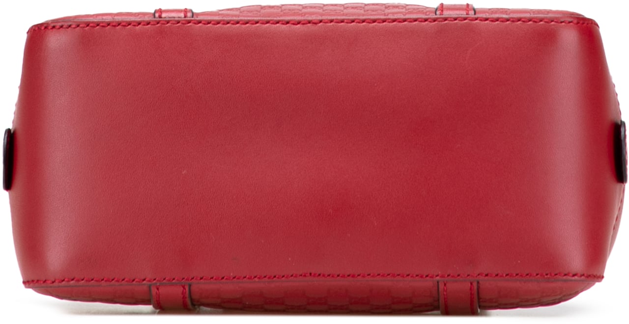 Gucci Small Microguccissima Bree Satchel Rood