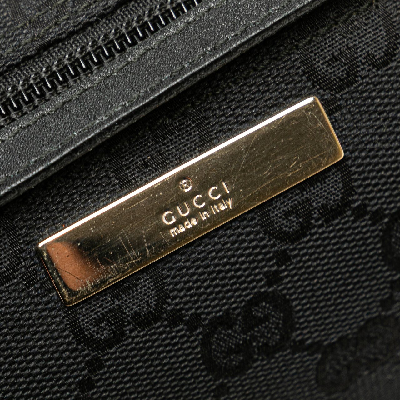 Gucci GG Canvas Boat Zwart