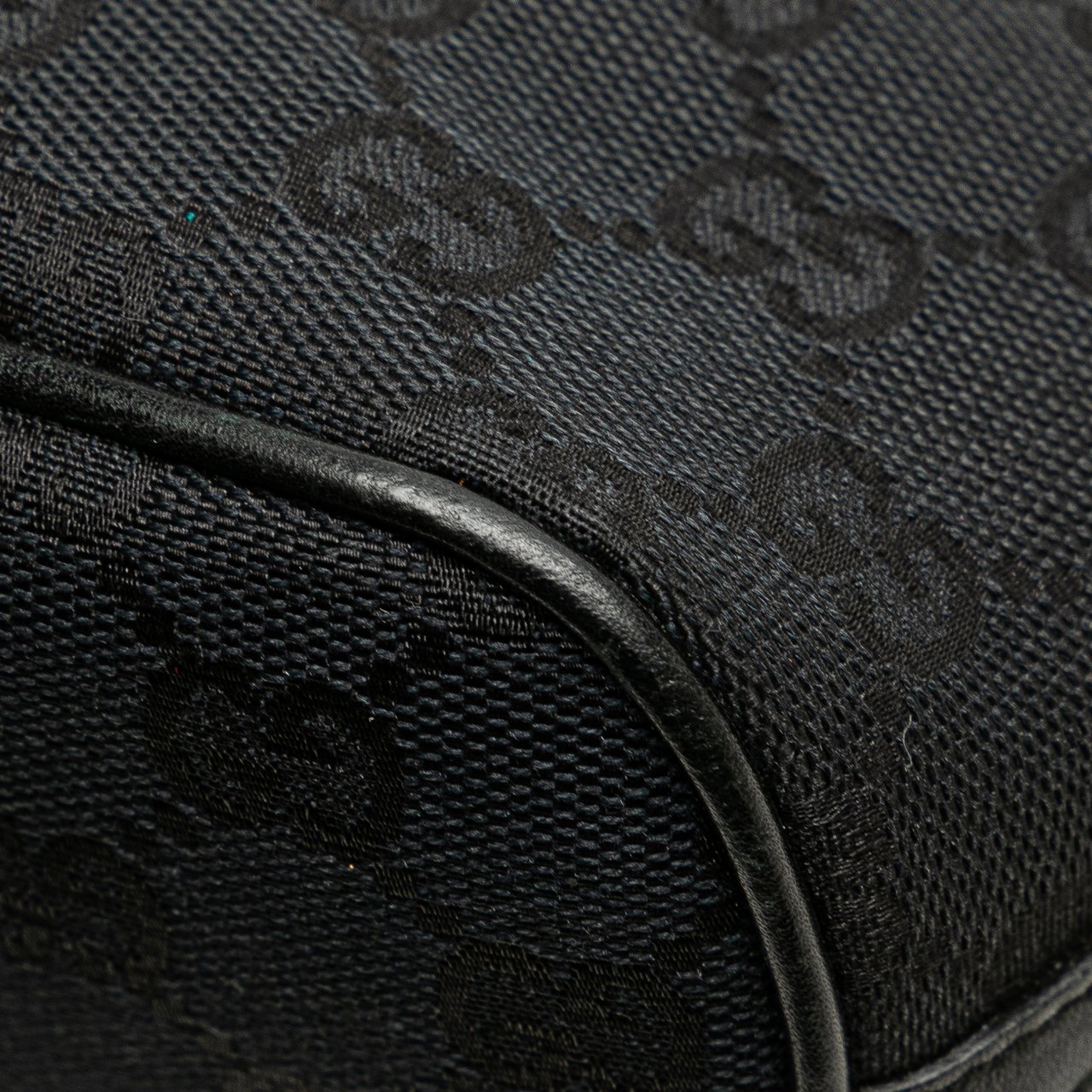 Gucci GG Canvas Boat Zwart