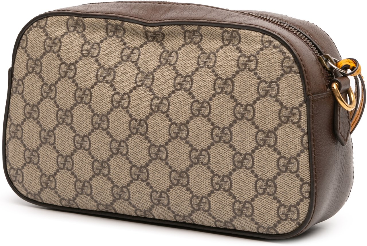 Gucci GG Supreme Web Neo Vintage Crossbody Bruin