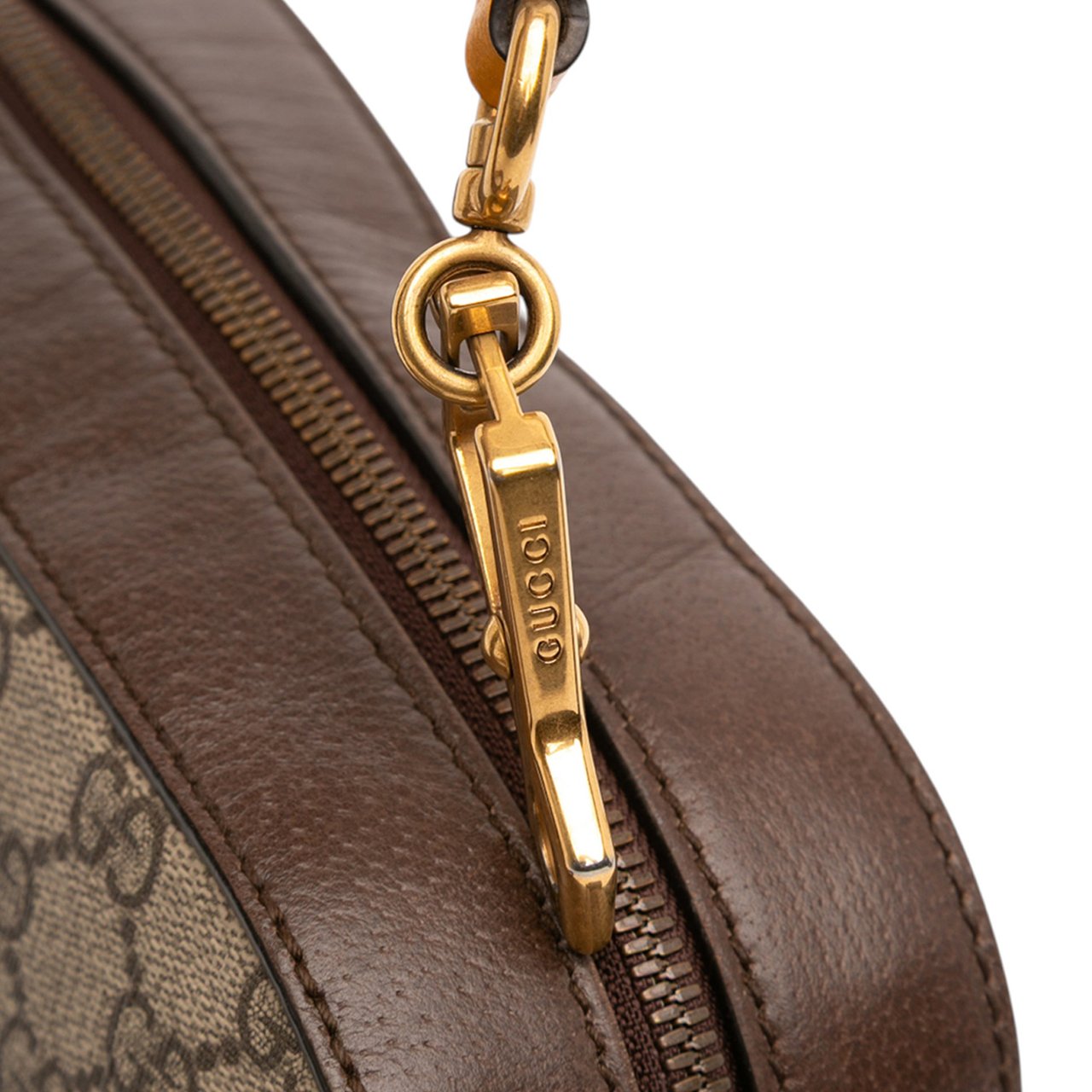 Gucci GG Supreme Web Neo Vintage Crossbody Bruin