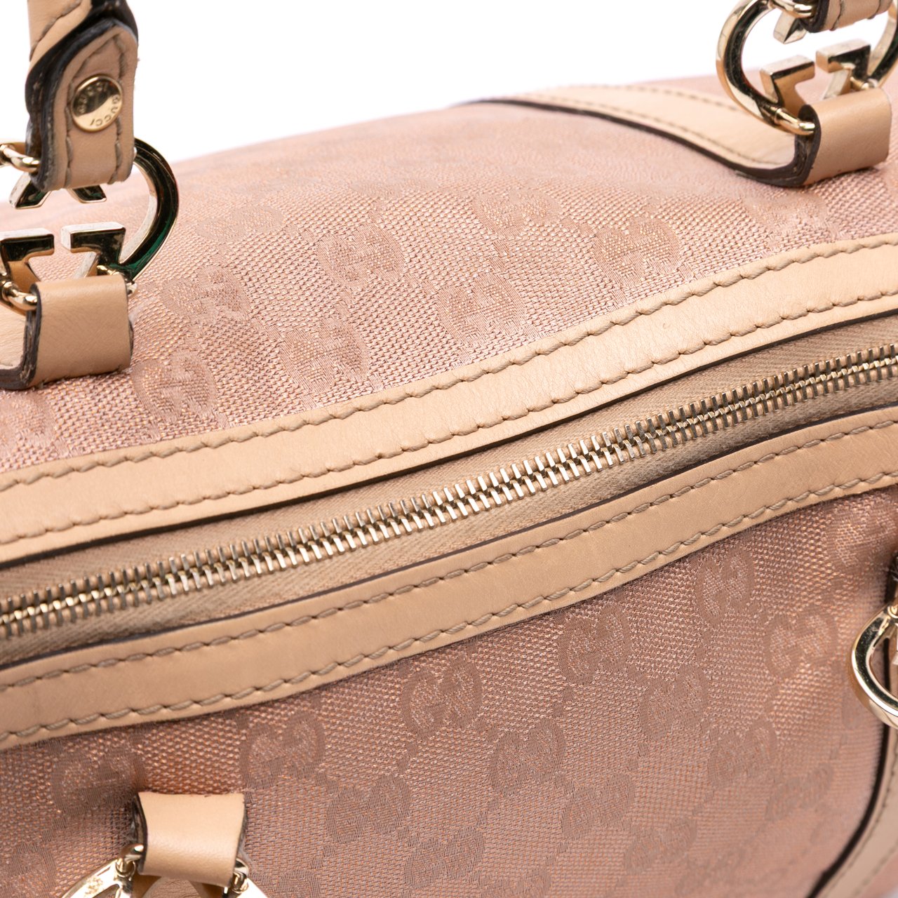 Gucci GG Metallic Canvas Lovely Tote Roze