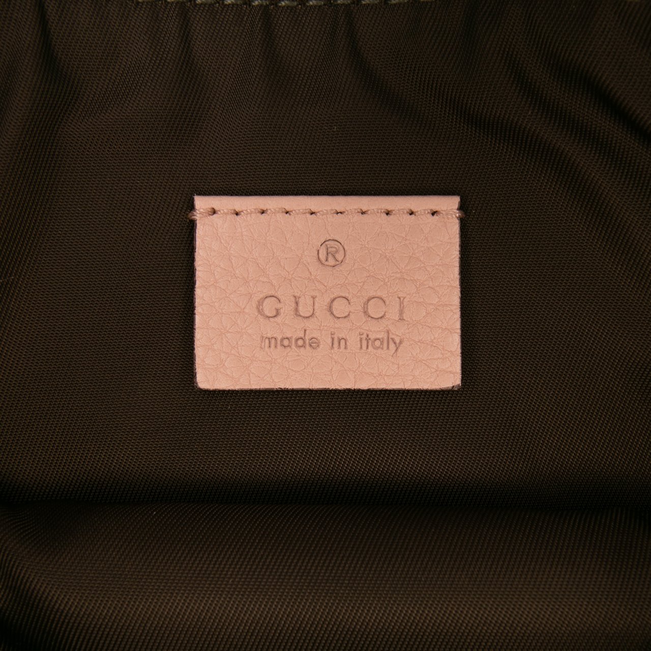 Gucci Leather Blind For Love Clutch Roze