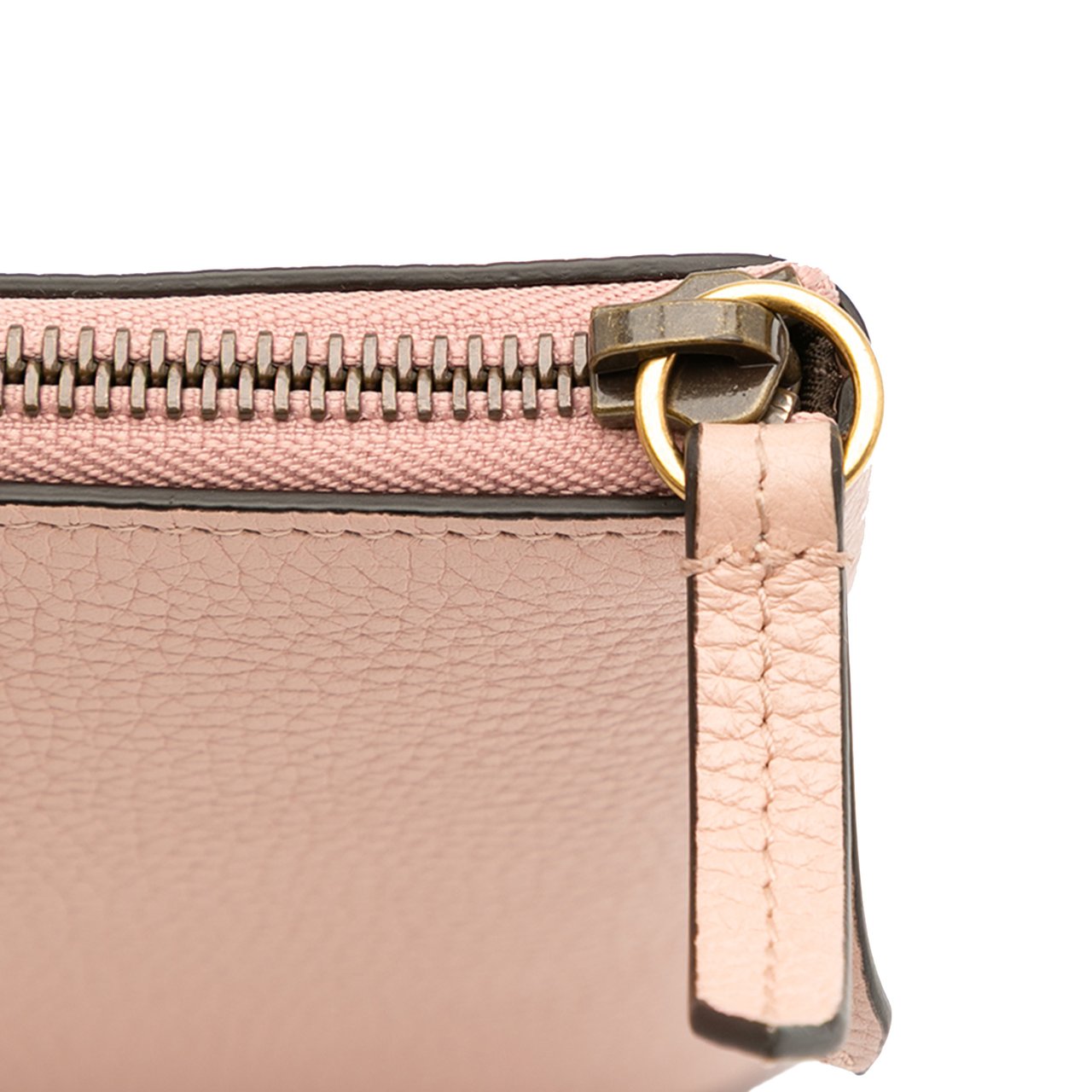 Gucci Leather Blind For Love Clutch Roze