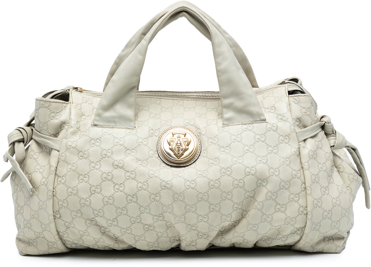 Gucci Medium Guccissima Hysteria Tote Wit