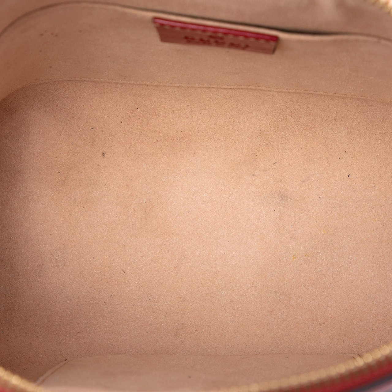 Gucci Small Suede Ophidia Dome Crossbody Blauw