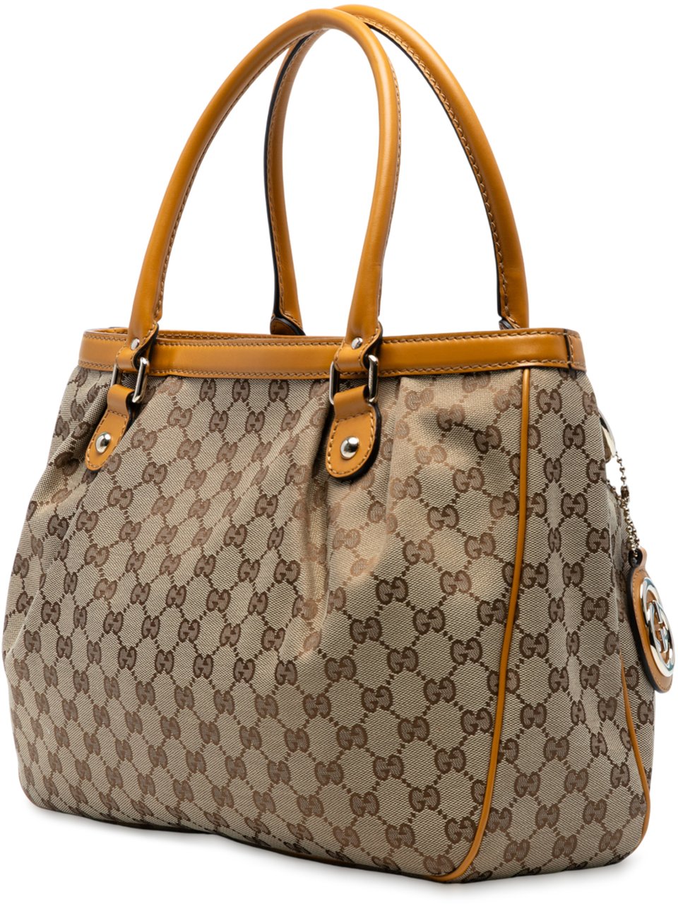 Gucci GG Canvas Sukey Tote Bruin