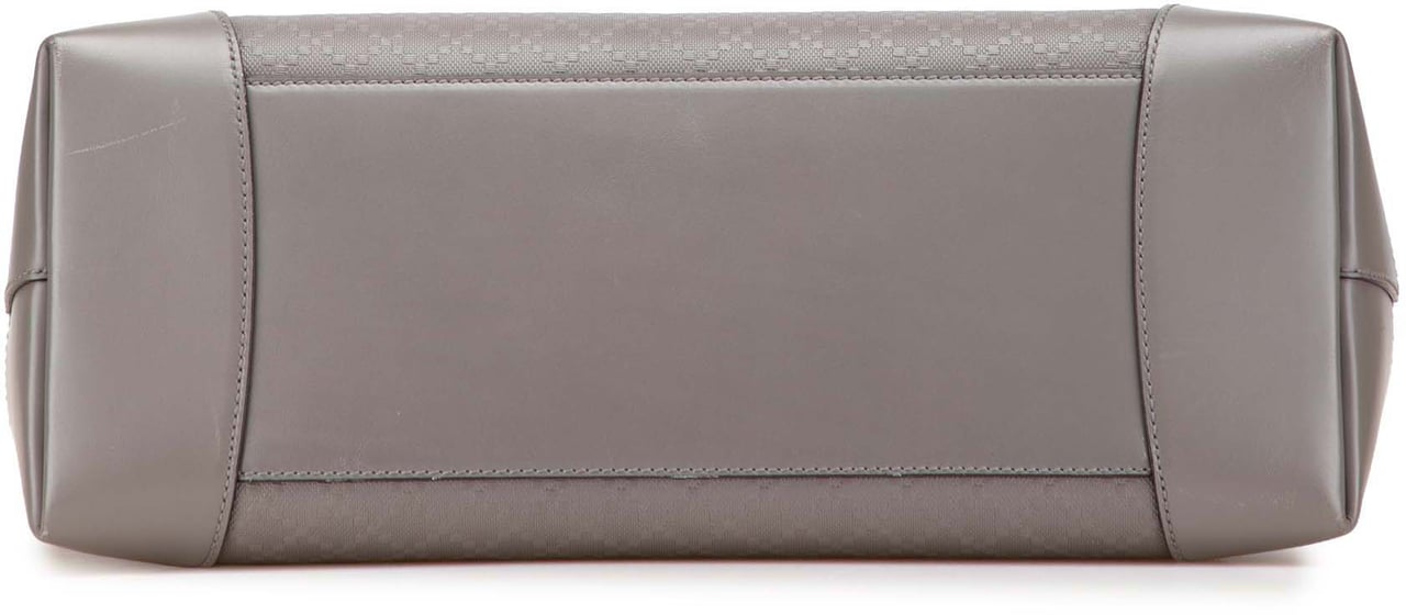 Gucci Diamante Leather Bright Hilary Lux Tote Grijs
