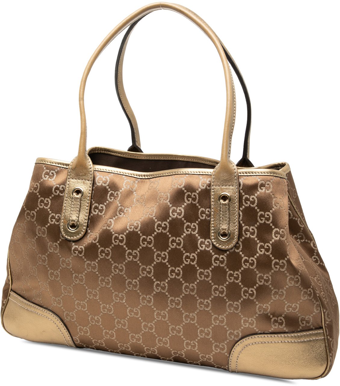 Gucci GG Nylon Princy Tote Bruin