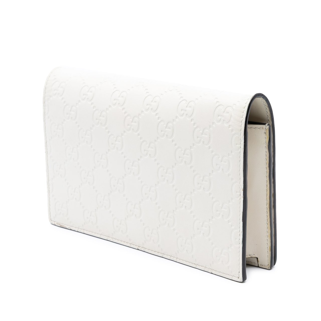 Gucci Mini Guccissima Bow Signature Wallet On Chain Wit