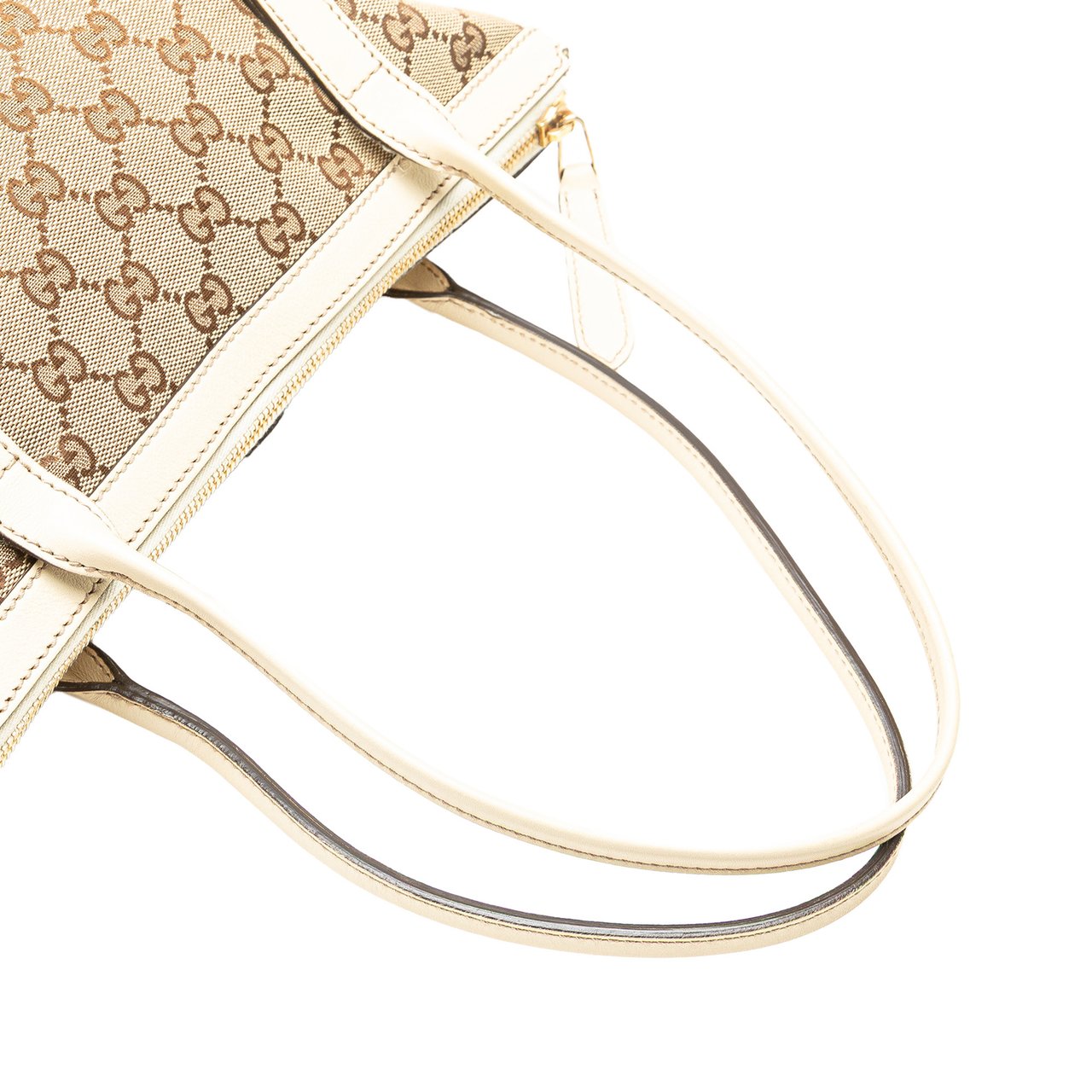 Gucci GG Canvas Britt Tote Bruin