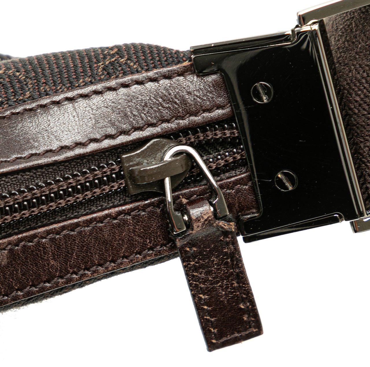 Gucci GG Denim Crossbody Bruin