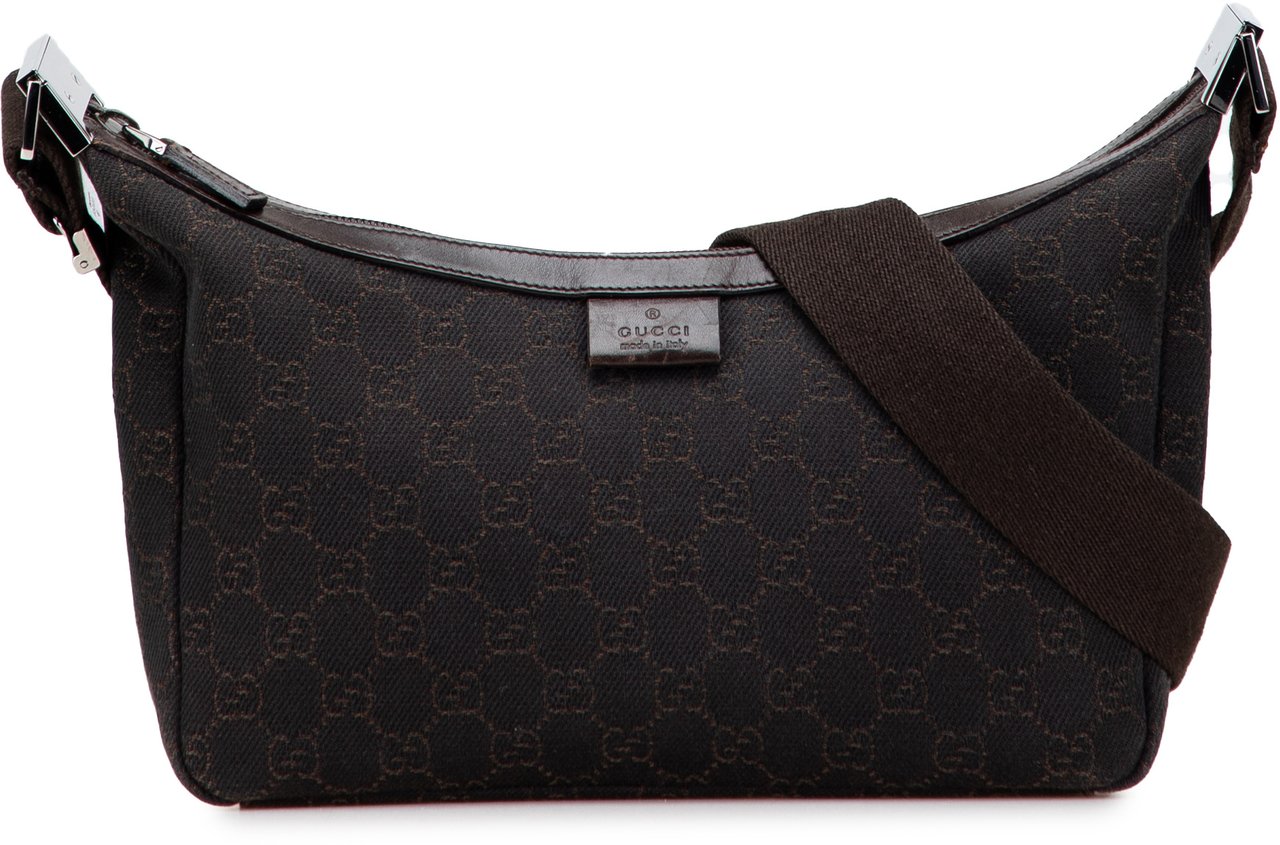 Gucci GG Denim Crossbody Bruin