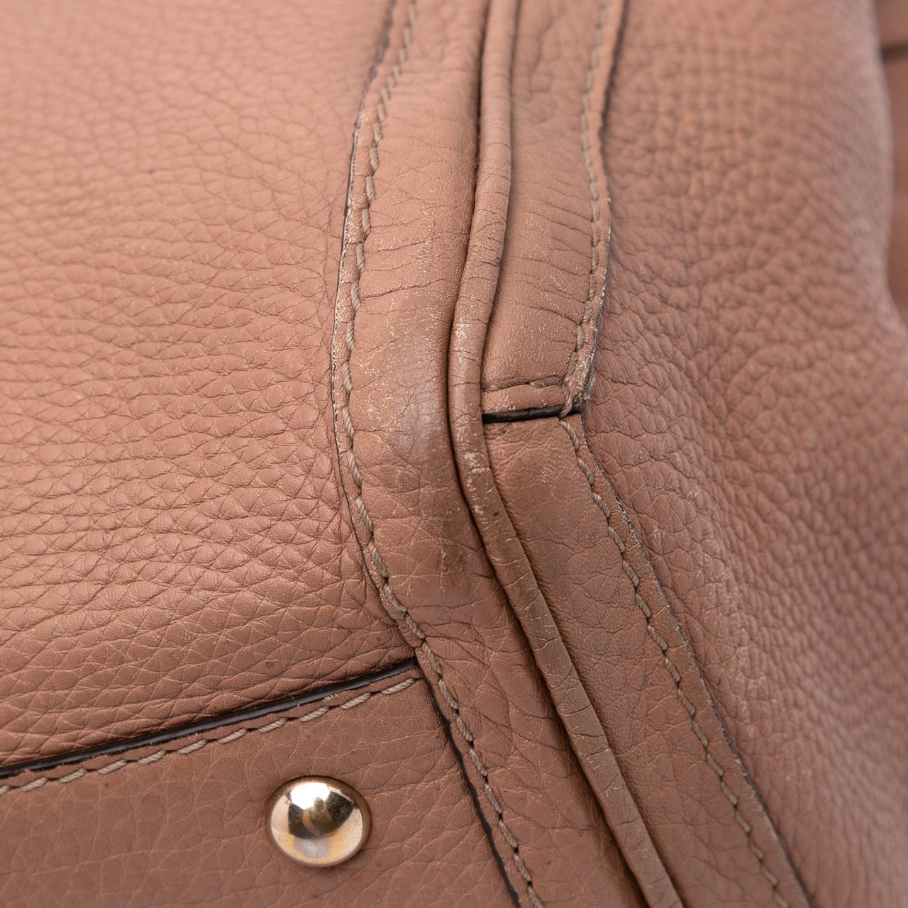 Gucci Medium Leather Bella Tote Roze