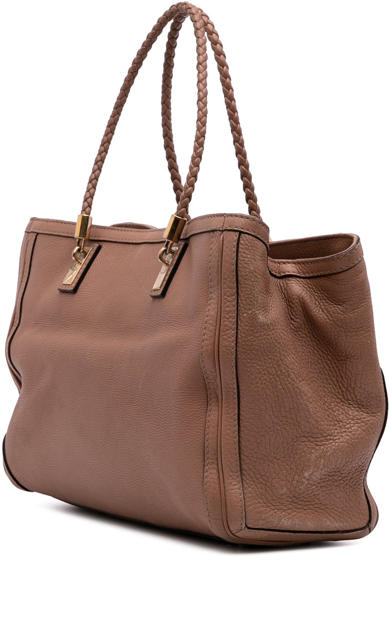 Gucci Medium Leather Bella Tote Roze