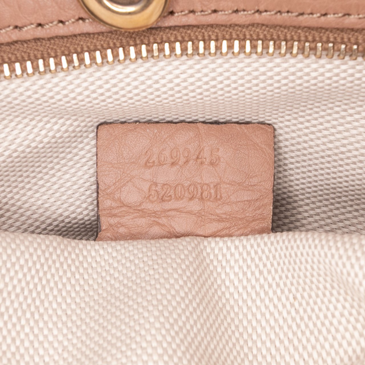 Gucci Medium Leather Bella Tote Roze