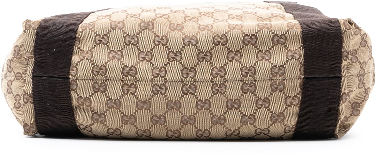 Gucci GG Canvas Tote Bruin