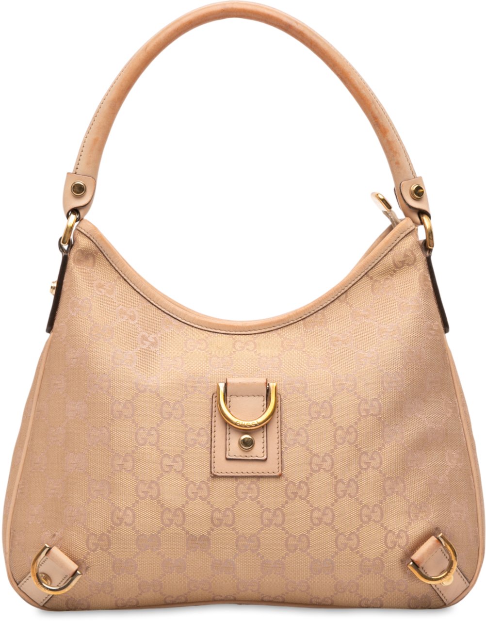 Gucci GG Canvas Abbey D Ring Shoulder Bag Bruin