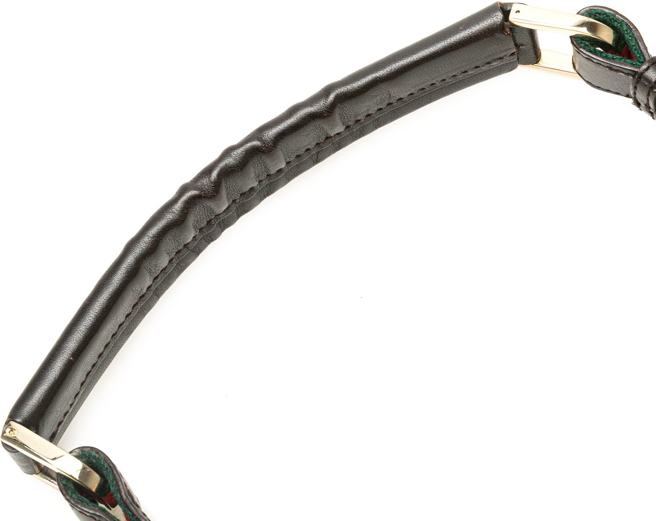 Gucci Canvas Web Shoulder Bag Bruin