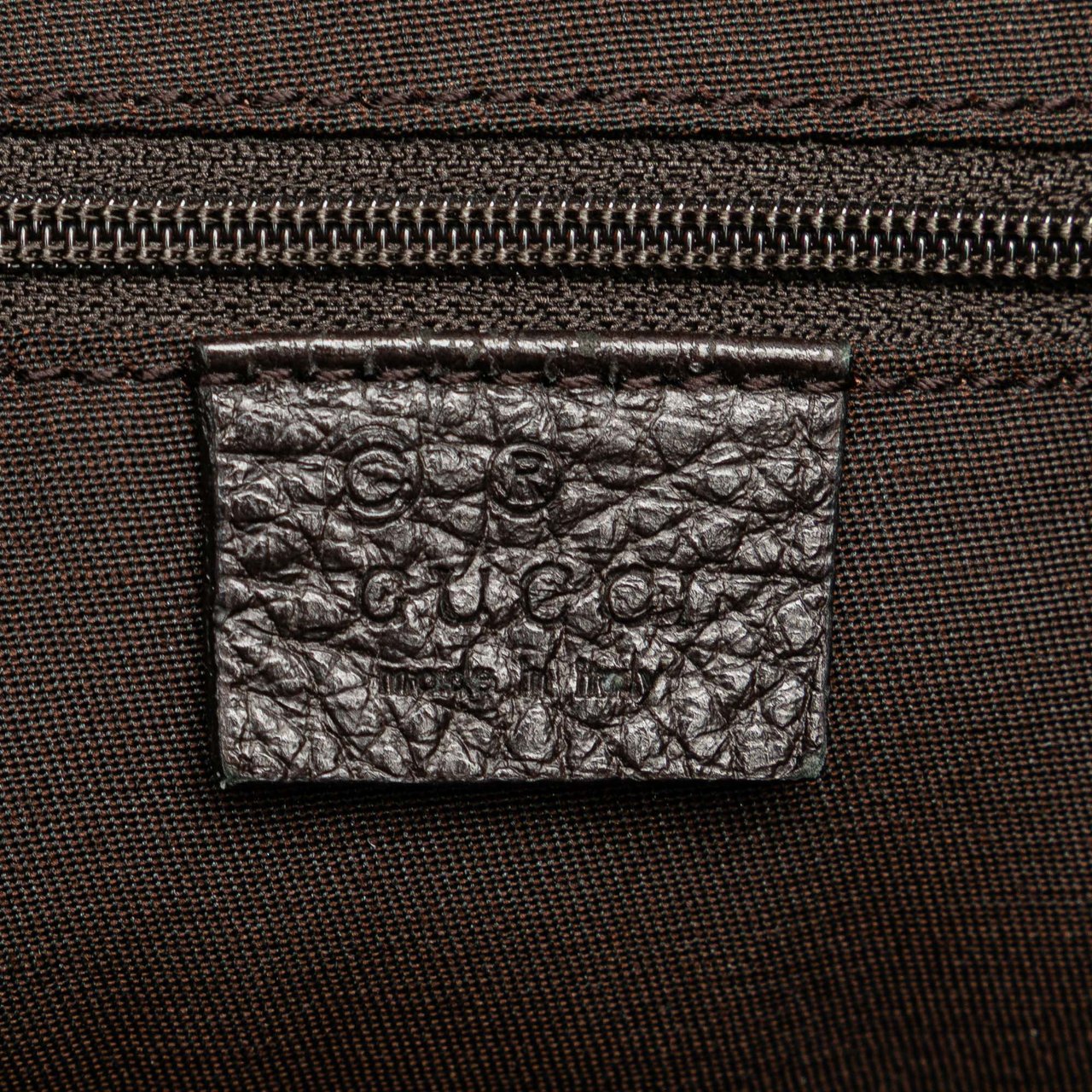 Gucci GG Nylon Abbey D Ring Tote Bruin