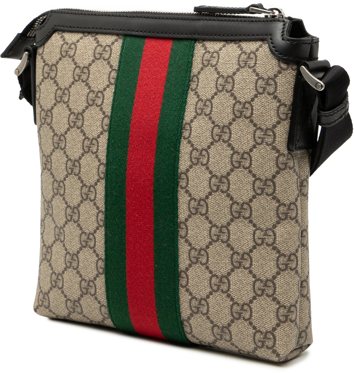 Gucci GG Supreme Web Crossbody Bruin