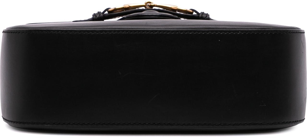 Gucci Medium Leather Lady Web Crossbody Zwart