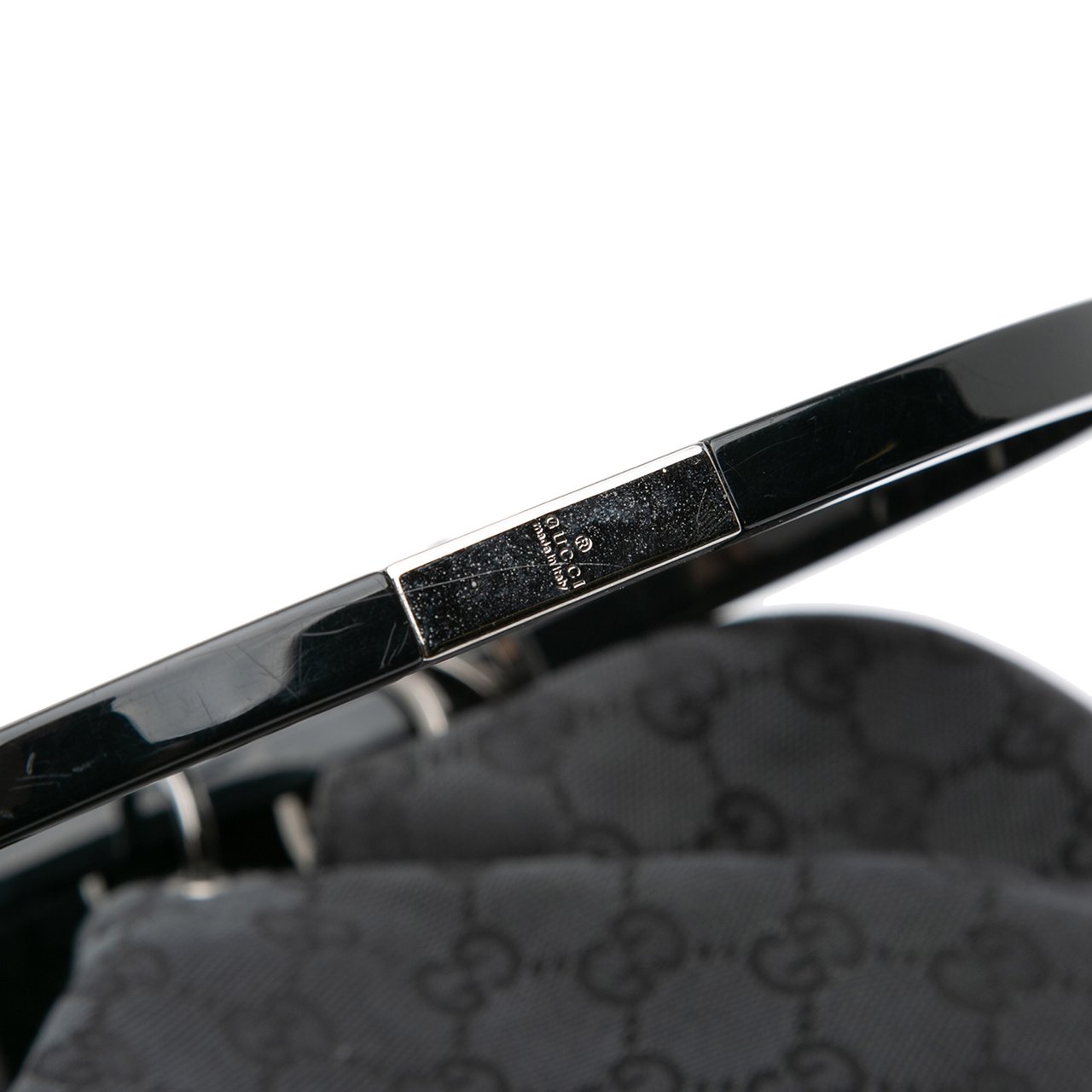 Gucci GG Canvas Ring Handbag Zwart