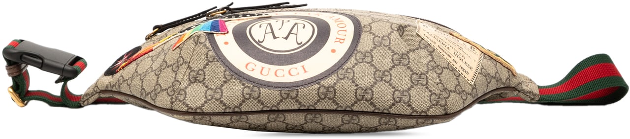 Gucci GG Supreme Courrier Belt Bag Bruin