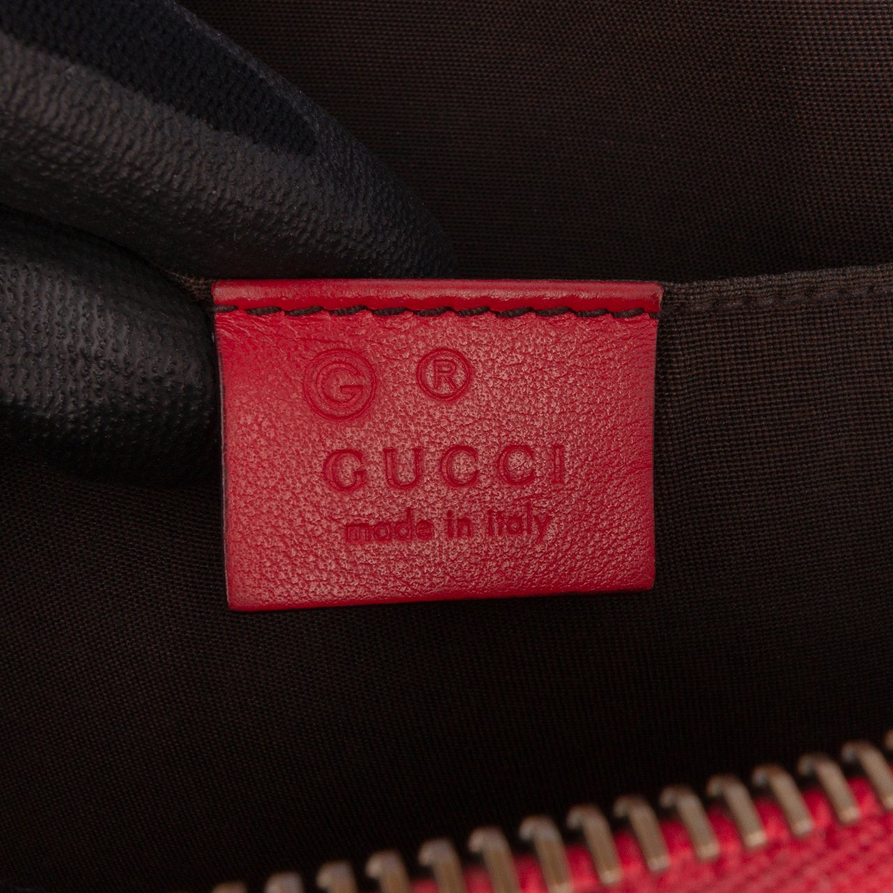 Gucci Mini Guccissima Dome Satchel Rood
