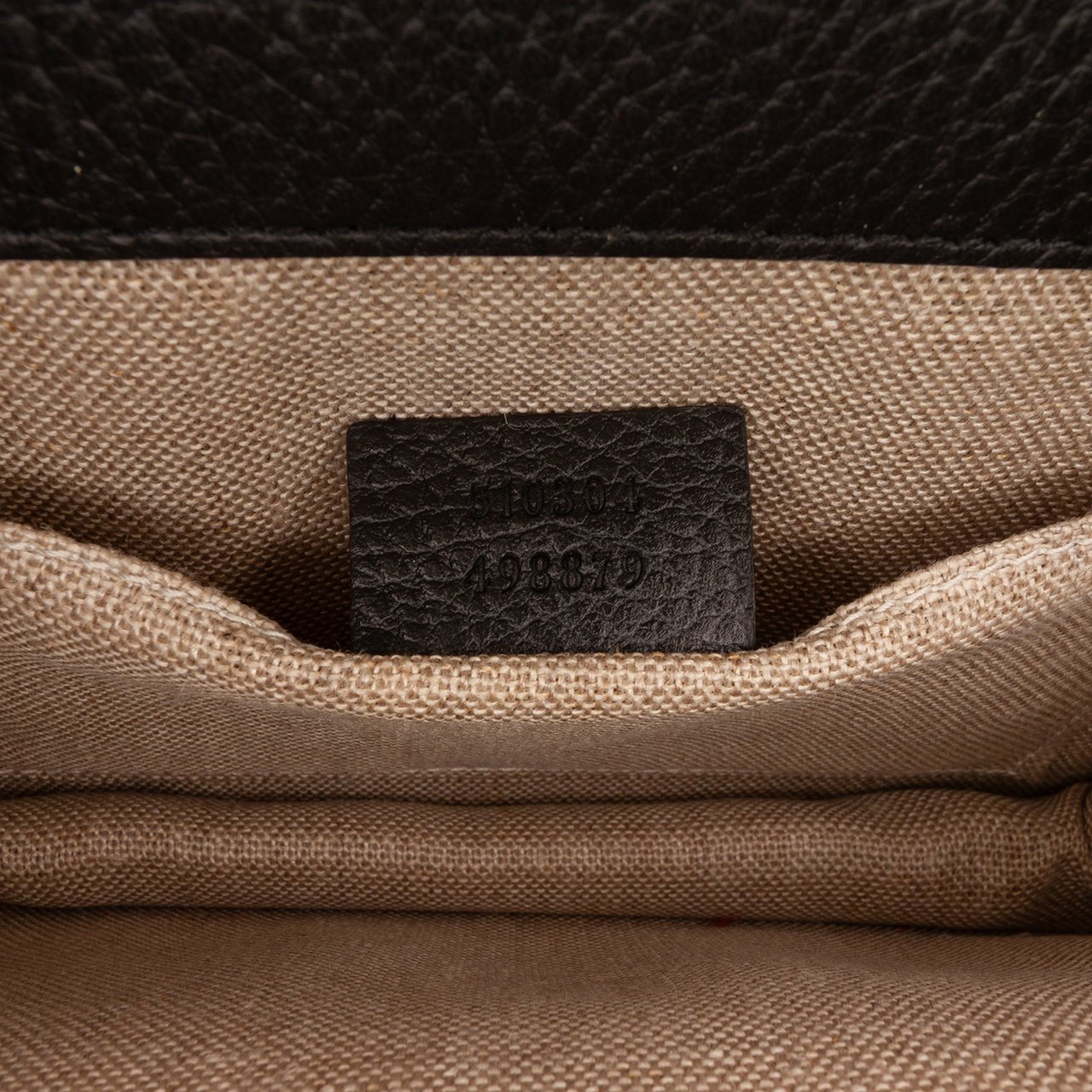 Gucci Small Dollar Calfskin Interlocking G Crossbody Zwart