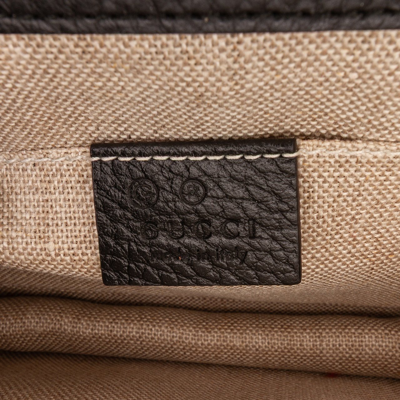 Gucci Small Dollar Calfskin Interlocking G Crossbody Zwart
