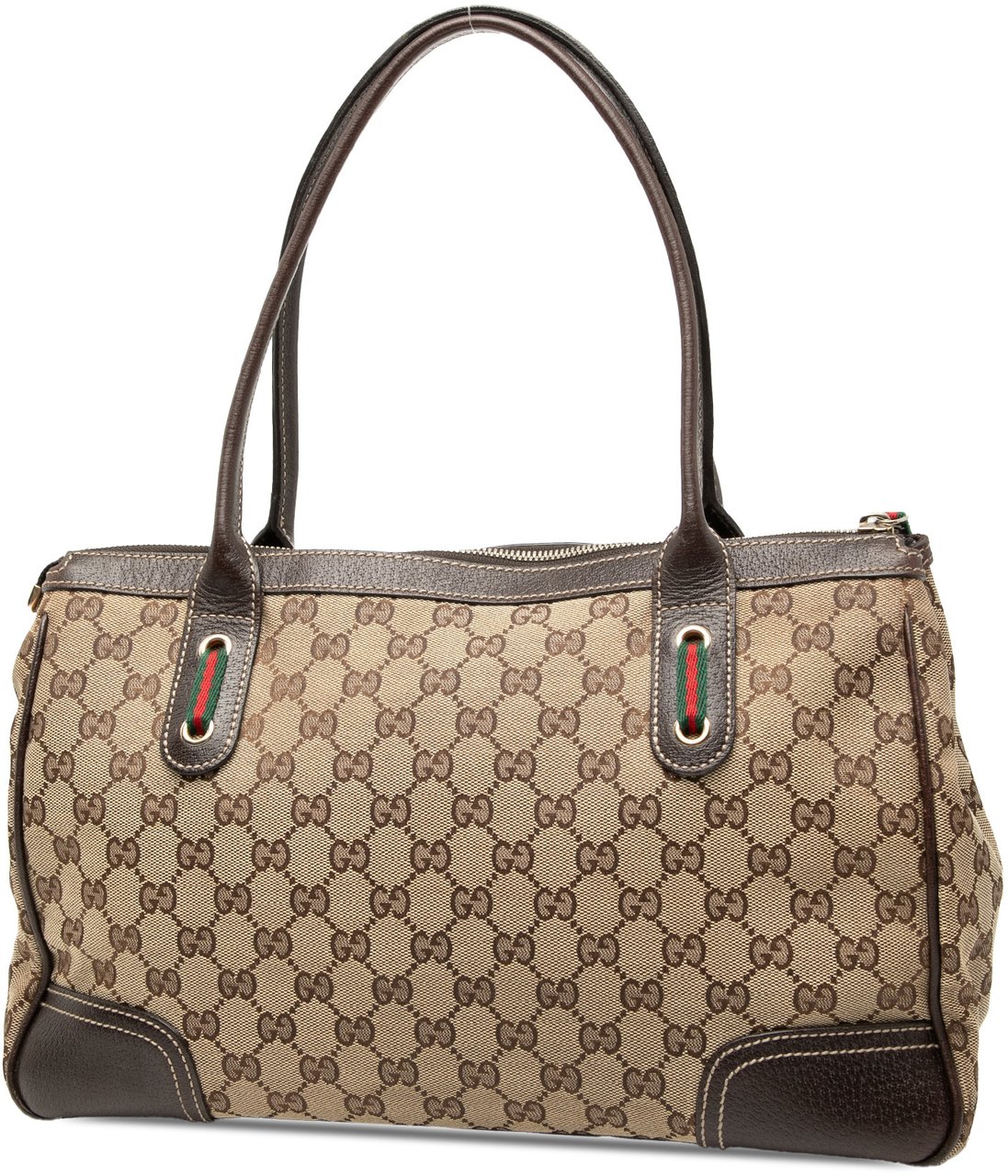 Gucci GG Canvas Princy Shoulder Bag Bruin